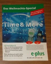 Seltene Werbung E-PLUS Time &