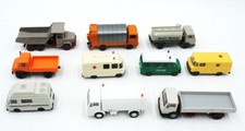 Wiking H0 10 Stück Kleinbusse + Baufahrzeuge 1:87