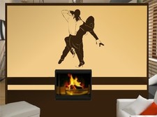 Wandtattoo Tanzen Tänzer Dance Wandaufkleber Wandsticker Premium Seidenmatt LD14