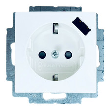 Busch-Jaeger Steckdose USB-Lader 20EUCBUSB-884 / FUTURE LINEAR / studioweiß matt