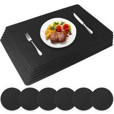 6X Tischsets Abwaschbar mit