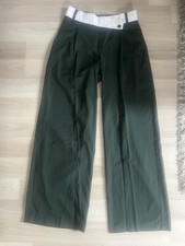 Bershka grüne Stoffhose S(36)