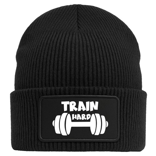 Beanie train hard hantel - beanie,