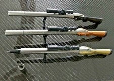 3x Kugelschreiber Gewehr Militaria Jäger Schützen Geschenk Kupfer Gold Fineliner