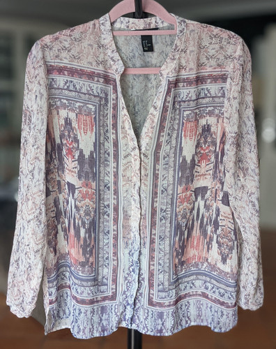 Chiffon bluse gr 38 - chiffon, *