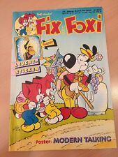 Fix und foxi 33 Jahrgang Band 34 aus 1985 mit Poster Modern Talking Top ❗
