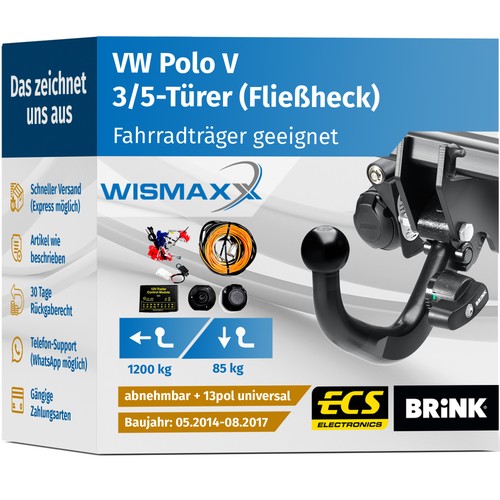 Anhängerkupplung für polo - für, vw