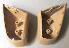 Satz  Armlehnen-Halter vorne , links+rechts, Tan, für BMW E3 E9, NOS,Altbestand
