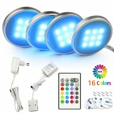 4er rgb led unterbauleuchte - led,