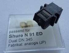 Shure M 91 ED Tonabnehmer System 1/2" mit neuer analogis JP N 91 ED Nadel