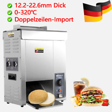 2KW Hamburgerbrötchen edelstahl durchlauftoaster toaster für toast buns brötchen