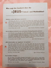 IRUS Mühlen, Werbebeilage