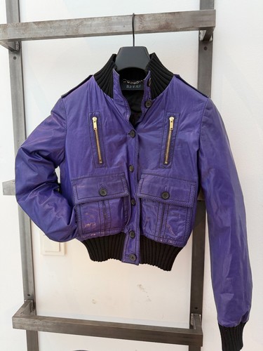 Gucci lederjacke bomber lila - bomber,
