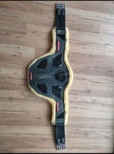 Zandona 130cm Stollengurt Lammfell sensetive Lammfellgurt schwarz Carbon