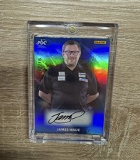 Panini PDC Premiere League Darts James Wade Autogramm /16 Blue Purple
