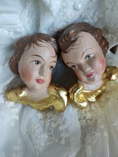 Engel♥️Putten Oberammergau Holz gold handgeschnitzt Weihnachten Paar