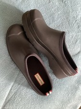 HUNTER - Clogs Play -  Gartenschuhe Schwarz für Damen SUPER Qualität