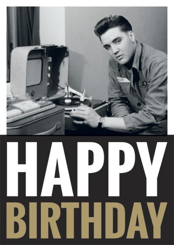Postkarte elvis presley - postkarte,