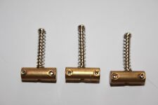 Kluson Vintage Sattel Brass Messing Tele Telecaster Gitarrenbau  Brücke Bridge 