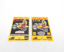 Aufkleber ADAC Super Cross 1993/94 (2 Stück) Westfalenhalle- Vintage - unbenutzt