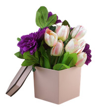 2 x Geschenkbox Flowerbox