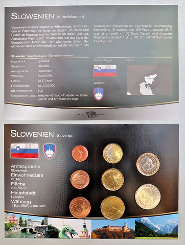 Slowenien kms kursmünzensatz - slowenien:,