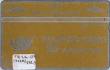 Türkei Landis & Gyr___TELEFON KARTI 30u uralte Telefonkarte___TR-LG-07 (902A)