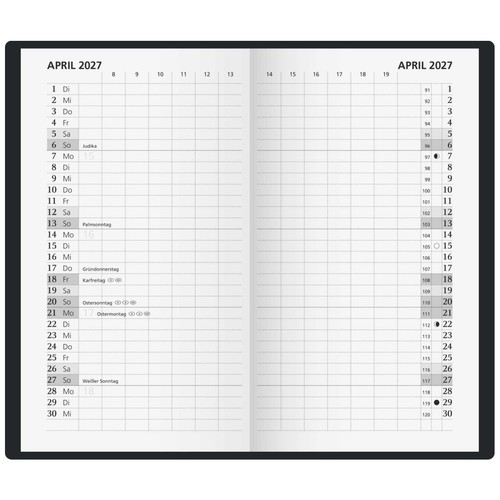 Glocken taschenkalender 2027 - glocken,