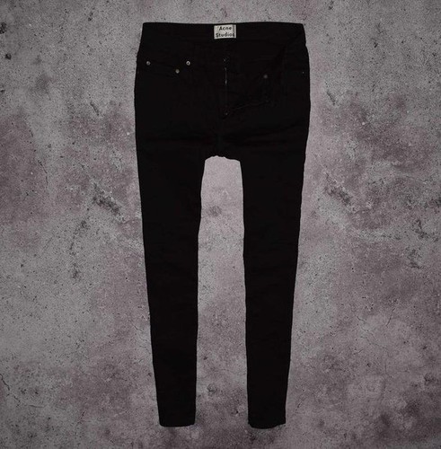 Men acne studios jeans - men, black