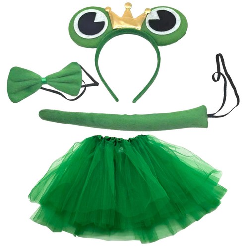 Frosch kostümset mit fliege - frosch-kostümset,