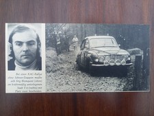 Saab V4, RAC Rally, Blomqvist, Abbildung, 1972
