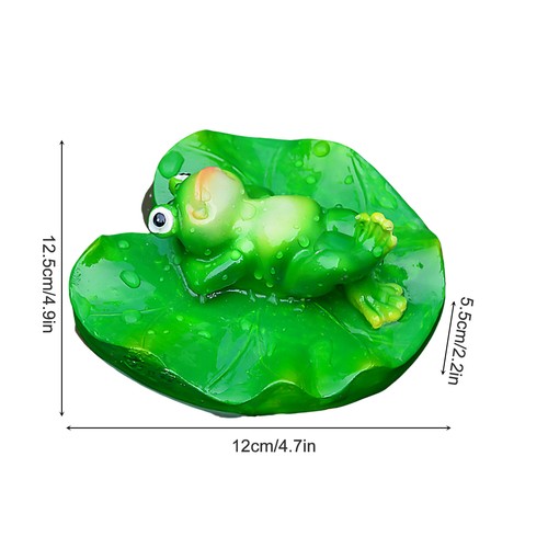 Schwimmender frosch deko harz - frosch,