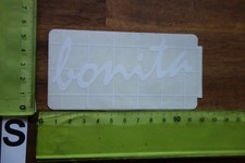 Alter Aufkleber Mode Bekleidung Damenmode BONITA