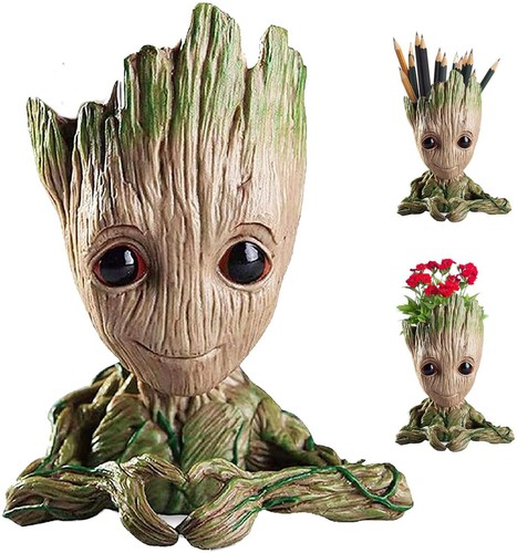 Baby groot blumentopf figur - 2x-baby,