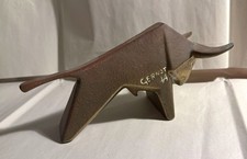 Bronze Stier - Signiert