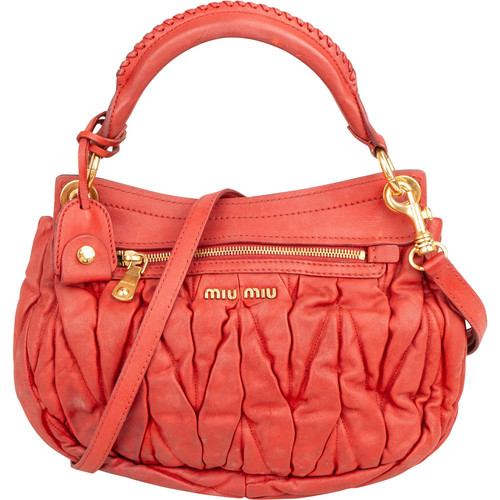 Miu matelassé leather - miu,
