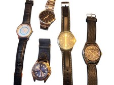 Konvolut 5 große Herrenuhren