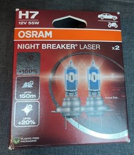 2x OSRAM H7 NIGHT BREAKER LASER