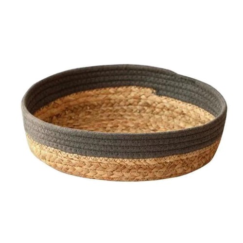 Grauer korb 28x6cm - grauer, aus