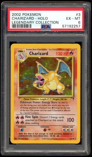 Charizard holo 110 psa 6 - 3/110,