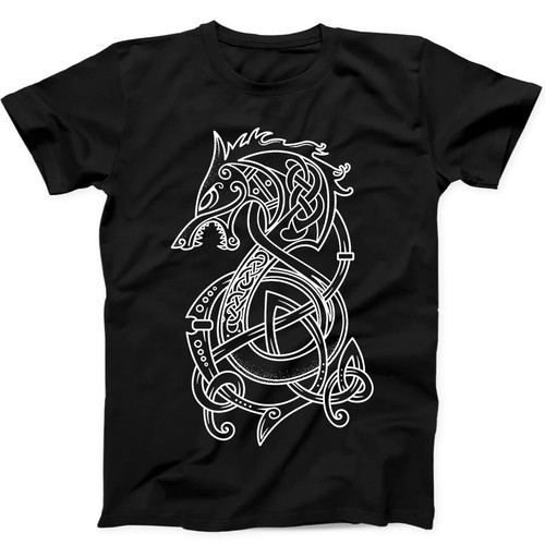 Shirt wolf emblem - emblem, wikinger