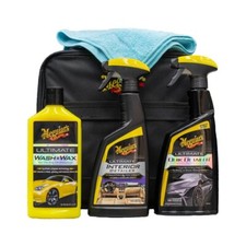 Meguiars Ultimate Geschenkset Weihnachten Geschenkset mit Tasche & Mikrofasern