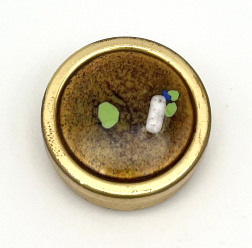 Vintage pillendose schmuckbox - pillendose,