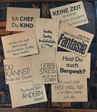 Kartenset handgedruckt