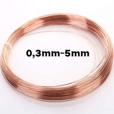 Kupferdraht Blank Ø0.2-5mm Cu