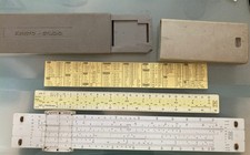 Rechenschieber ARISTO Studio Nr 0968 (34cm) in Original-Schuber & Tabelle/Lineal