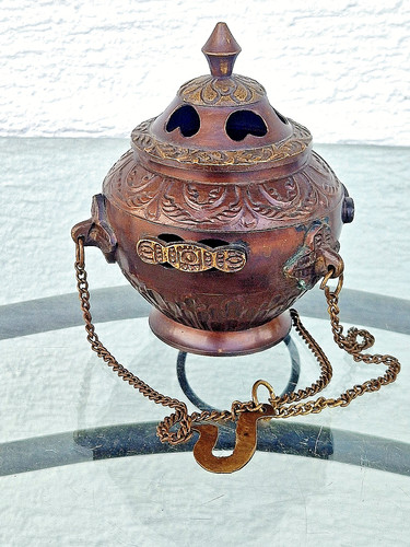 Messing weihrauchschwenker mit - weihrauchschwenker,