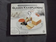 Käseplatte aus Glas, unzerbrechliches Sicherheitsglas, Durchmesser: 30 cm