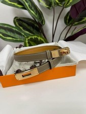 Hermès Kelly Gürtel Etoupe