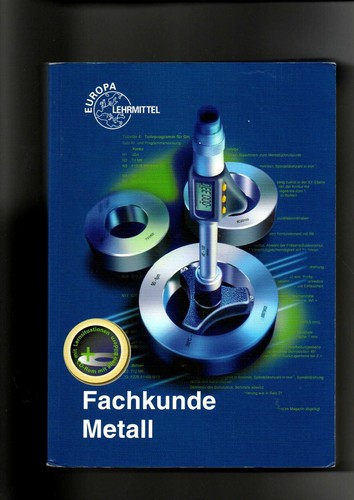 Fachkunde metall europa - fachkunde,